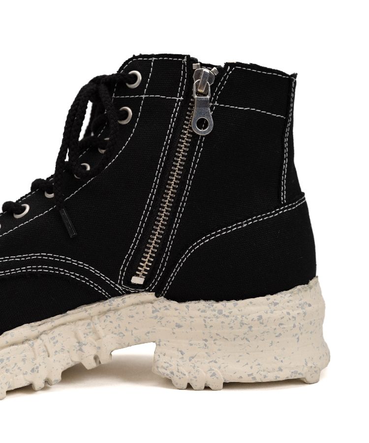 Vintage Like Sole Canvas Boots