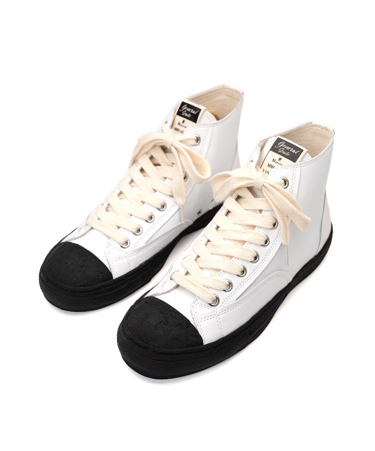 PAST Sole Synthetic Leather High-top Sneaker