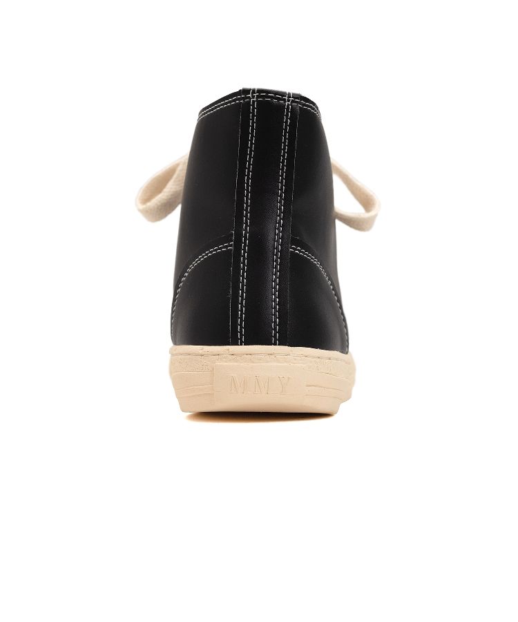 PAST Sole Synthetic Leather High-top Sneaker