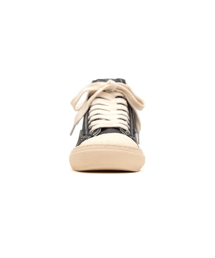 PAST Sole Synthetic Leather High-top Sneaker