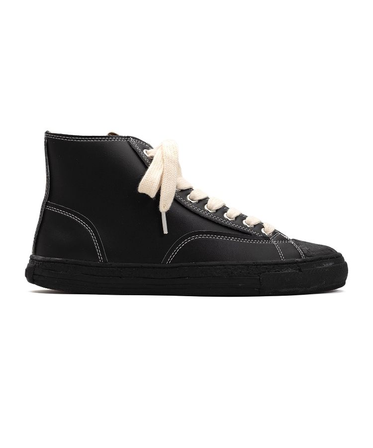 PAST Sole Synthetic Leather High-top Sneaker