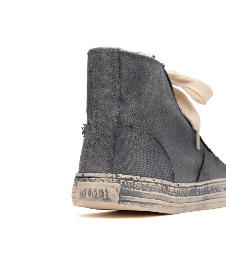 PAST Sole Over-dyed Canvas High-top Sneaker