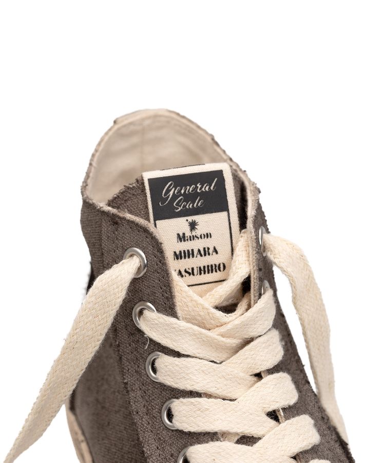 PAST Sole Over-dyed Canvas High-top Sneaker