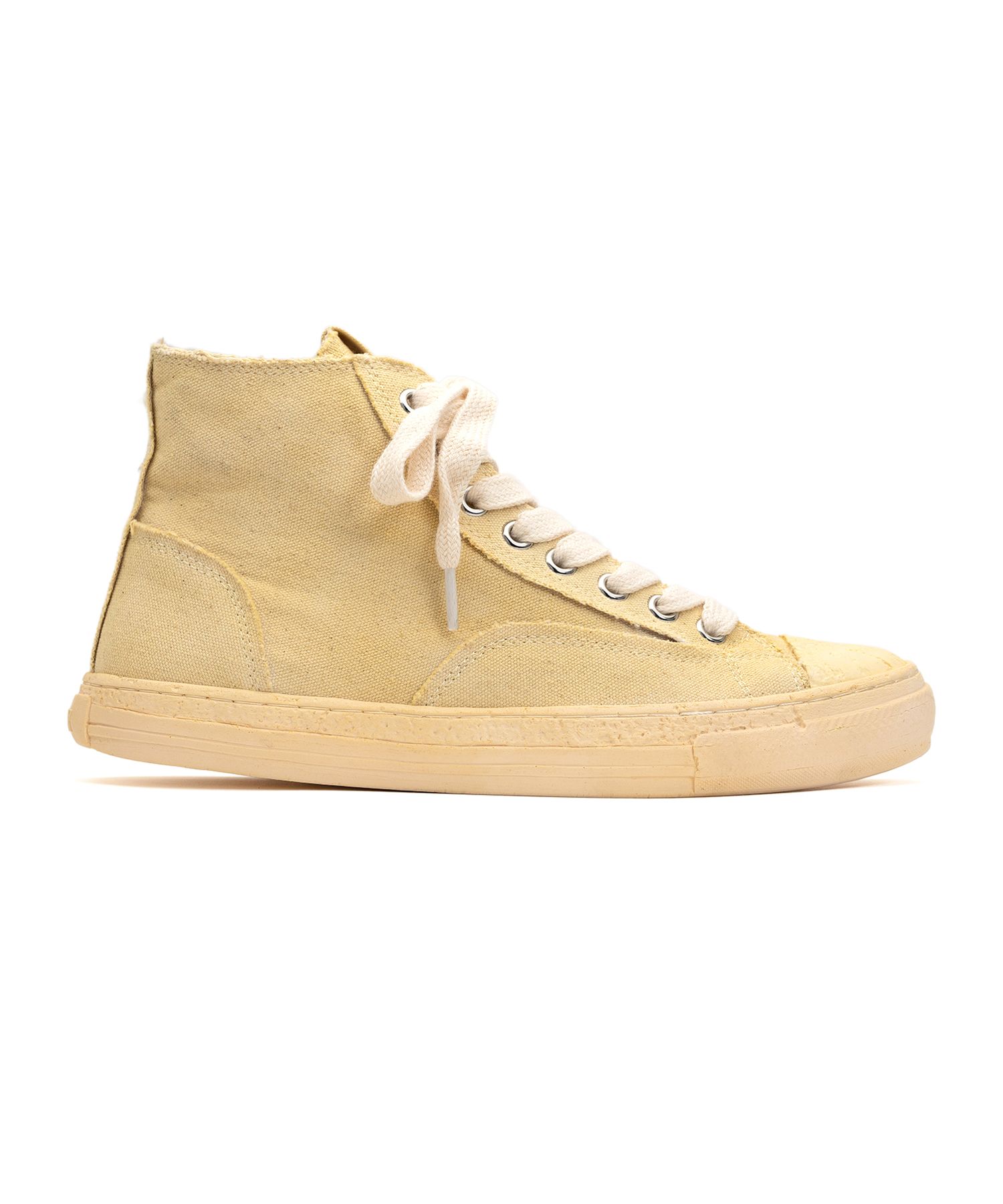 PAST Sole Over-dyed Canvas High-top Sneaker