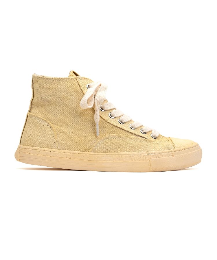 PAST Sole Over-dyed Canvas High-top Sneaker