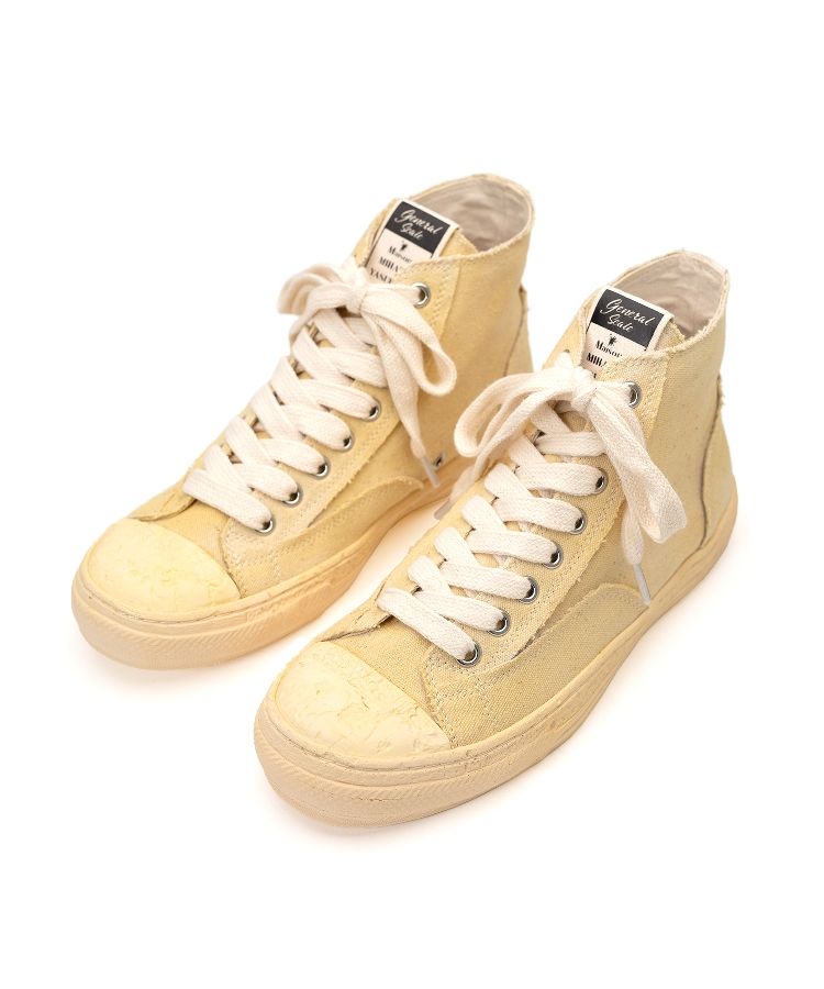 PAST Sole Over-dyed Canvas High-top Sneaker