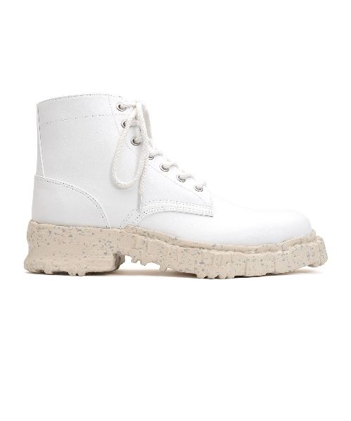 Vintage-like Sole Synthetic Leather Boots