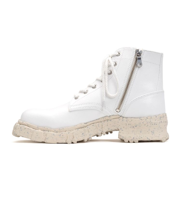 Vintage-like Sole Synthetic Leather Boots