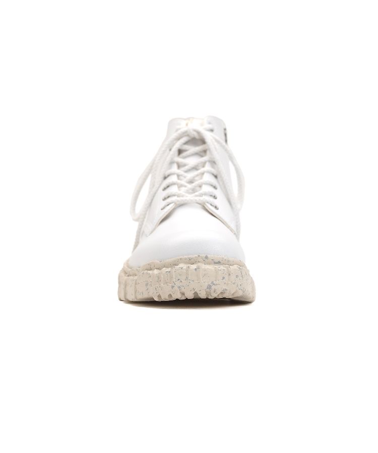 Vintage-like Sole Synthetic Leather Boots