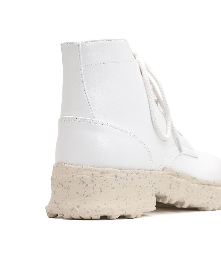 Vintage-like Sole Synthetic Leather Boots