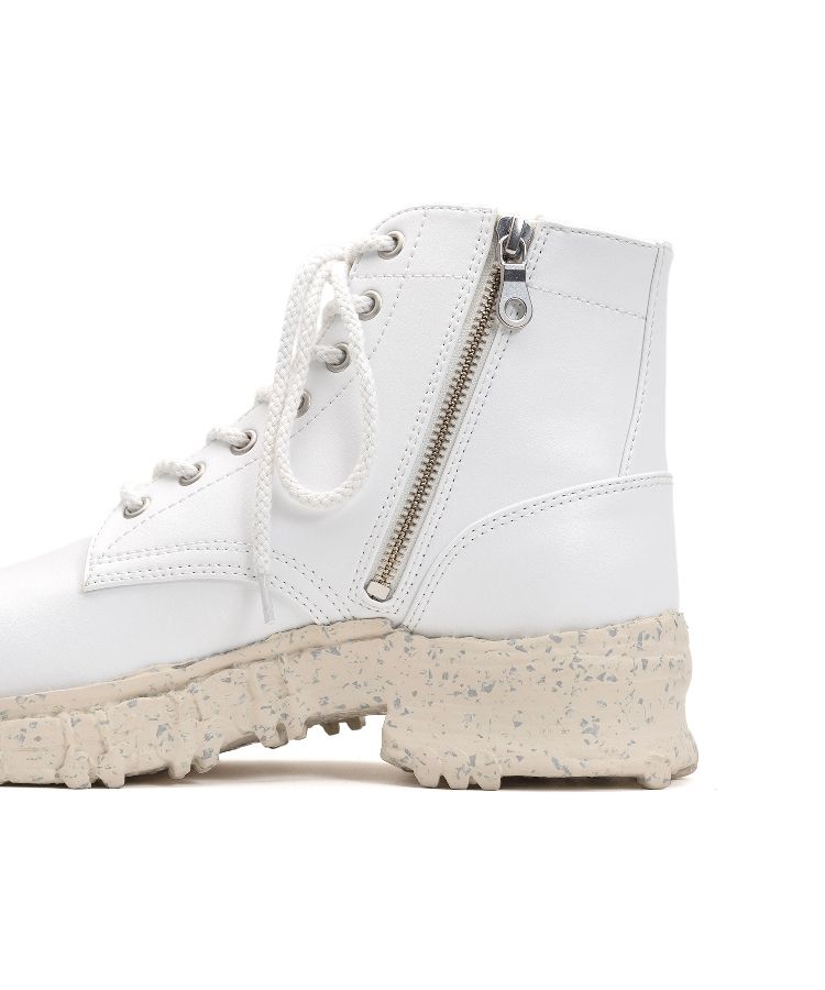 Vintage-like Sole Synthetic Leather Boots