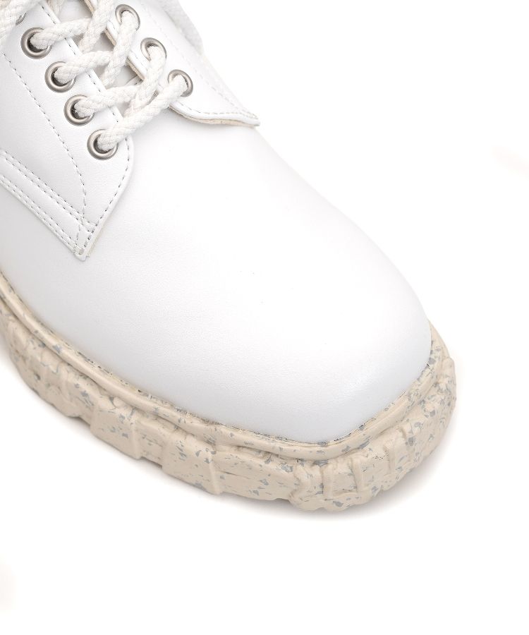 Vintage-like Sole Synthetic Leather Shoes