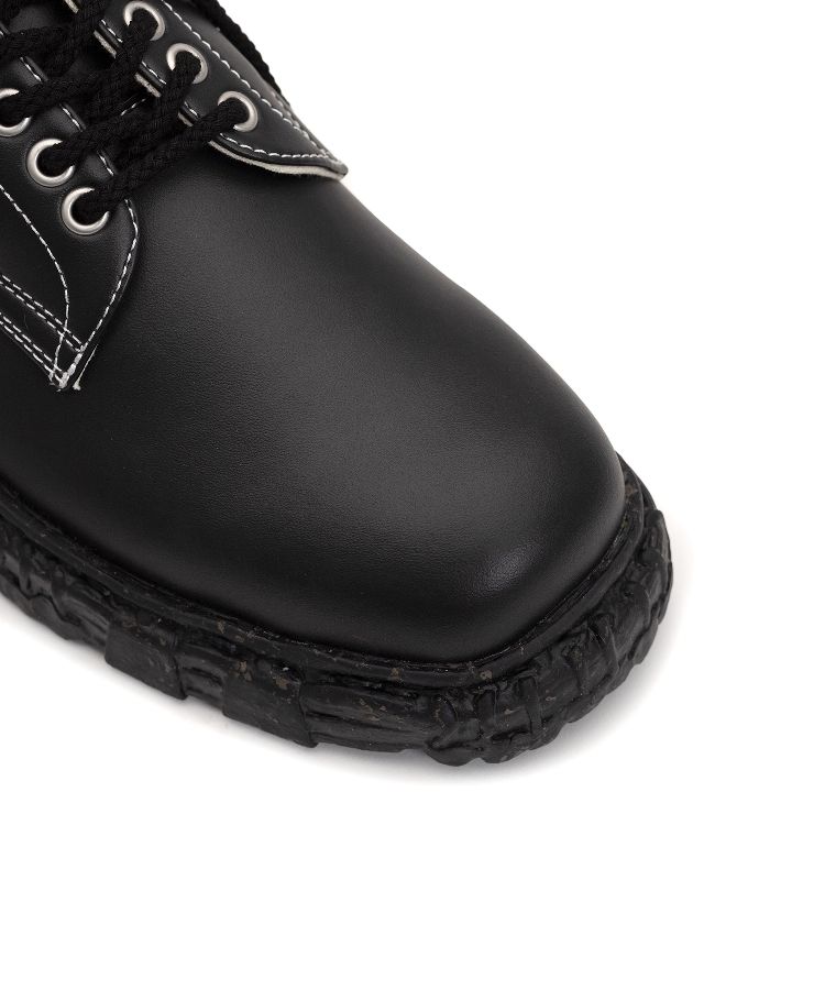 Vintage-like Sole Synthetic Leather Shoes