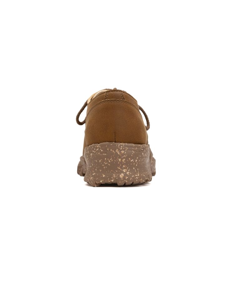 Vintage-like Sole Synthetic Leather Lace-up Shoes