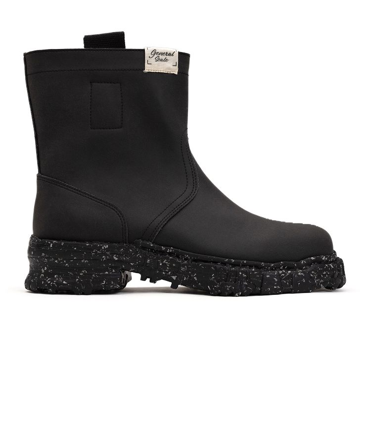 Vintage-like Sole Synthetic Leather Boots