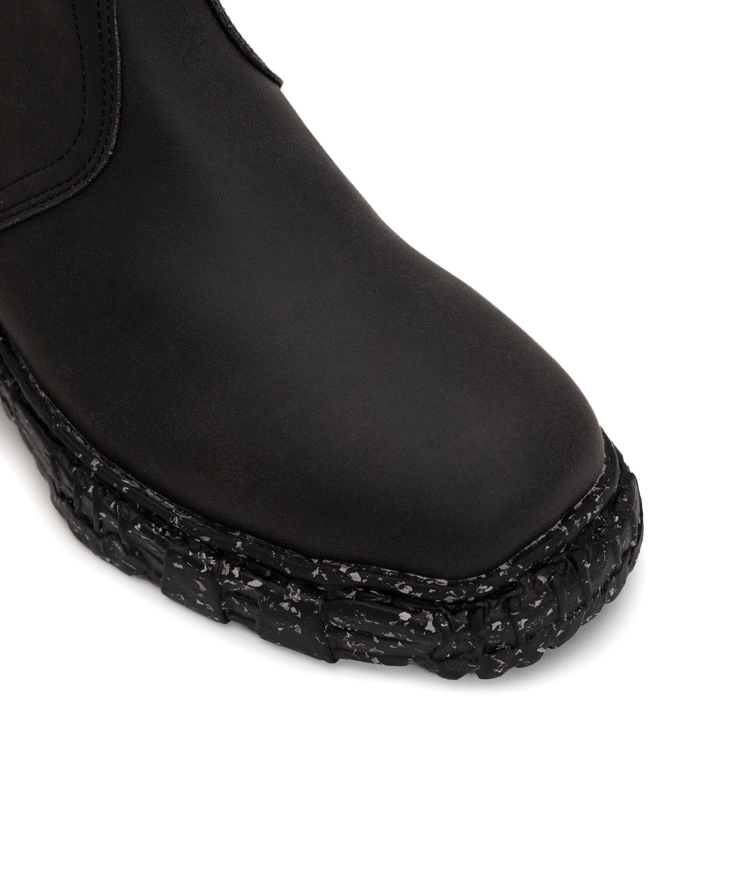 Vintage-like Sole Synthetic Leather Boots