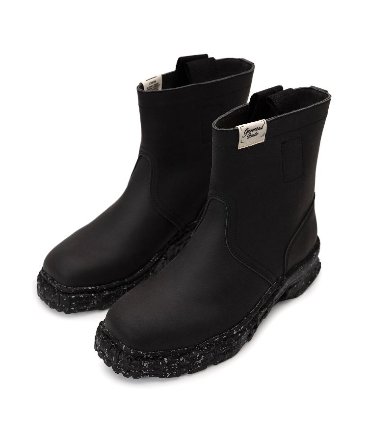 Vintage-like Sole Synthetic Leather Boots