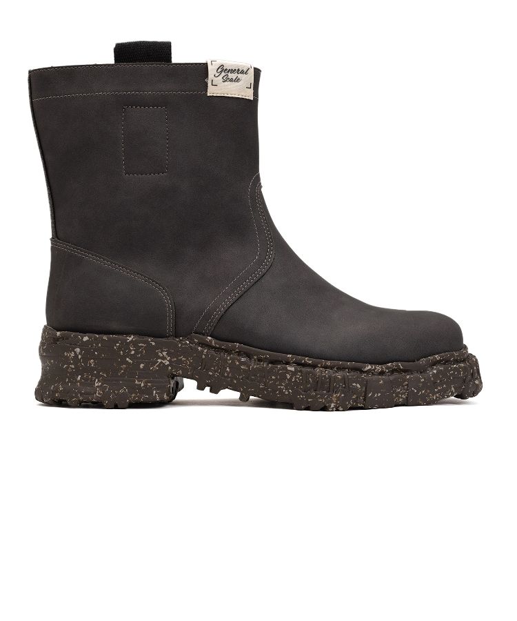 Vintage-like Sole Synthetic Leather Boots