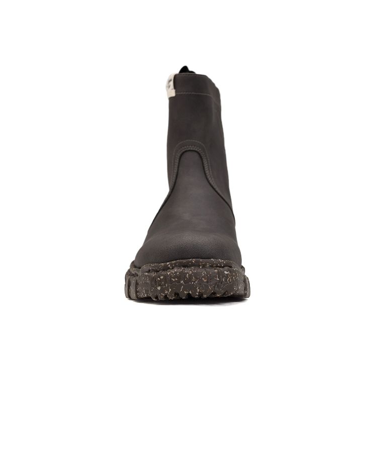 Vintage-like Sole Synthetic Leather Boots