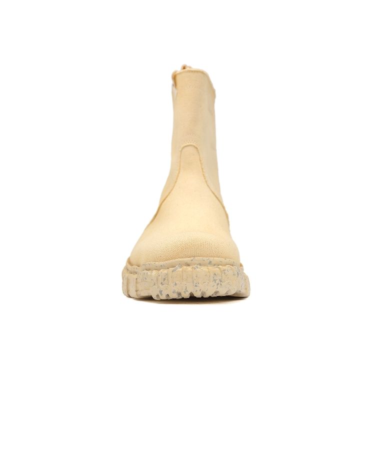 Vintage-like Sole Over-dyed Canvas Boots