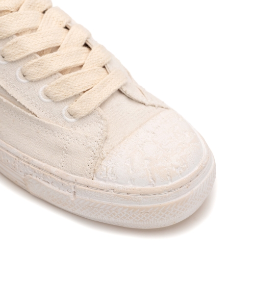 PAST Sole Over-dyed Canvas High-top Sneaker