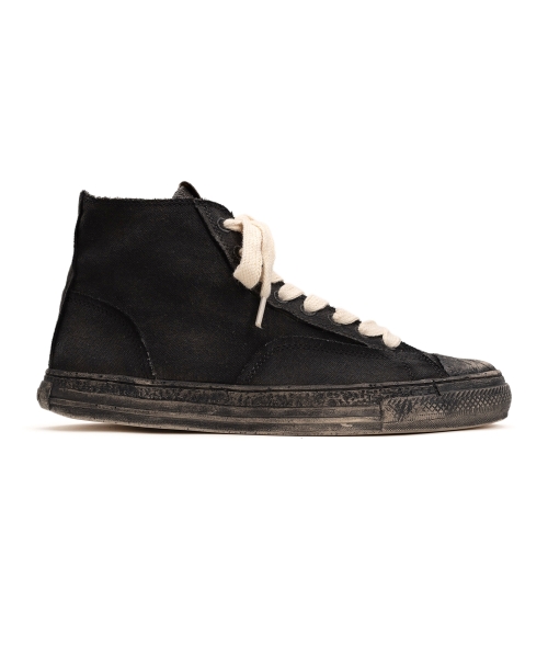 PAST Sole Over-dyed Canvas High-top Sneaker