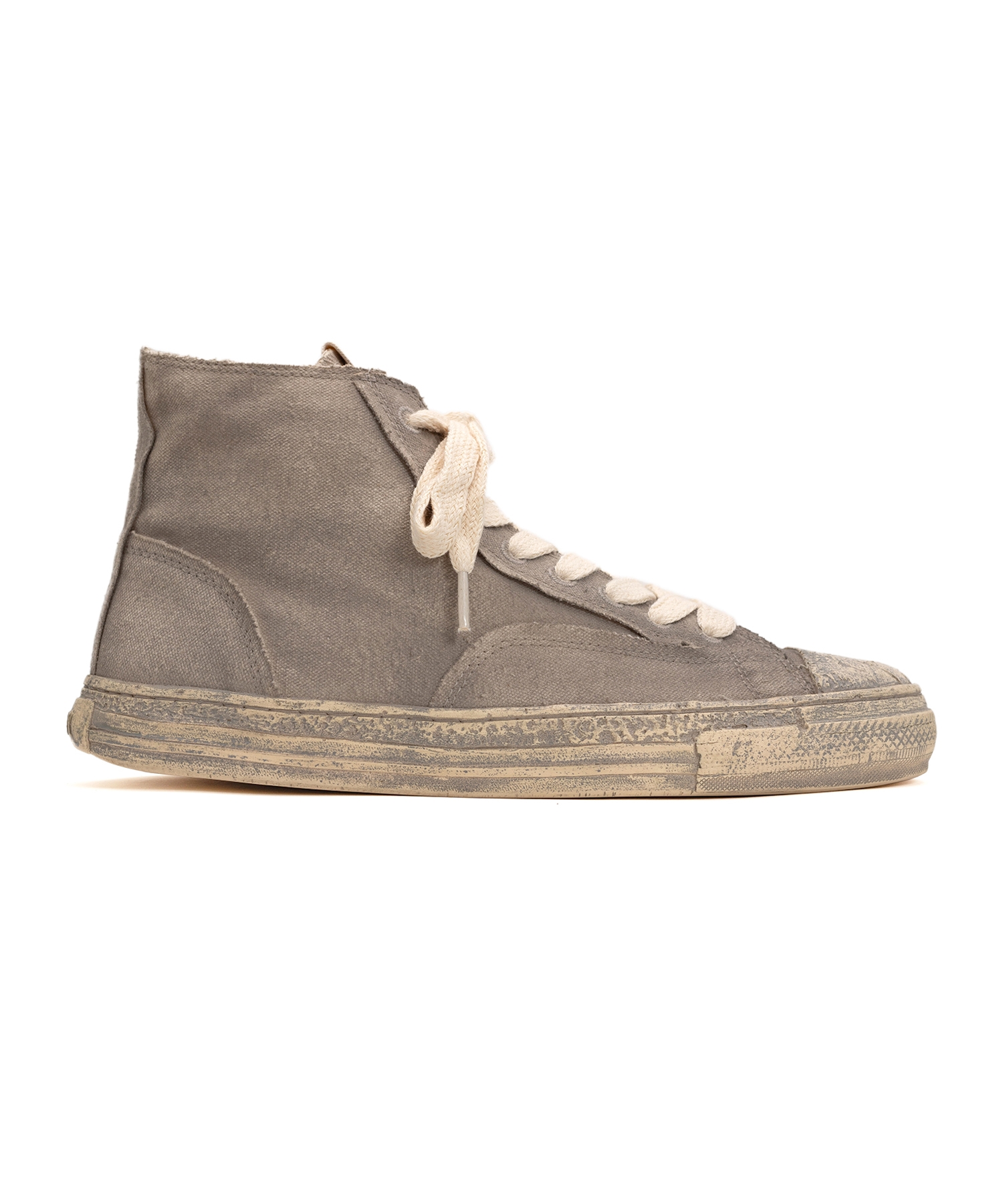 PAST Sole Over-dyed Canvas High-top Sneaker