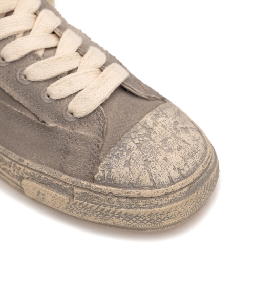 PAST Sole Over-dyed Canvas High-top Sneaker