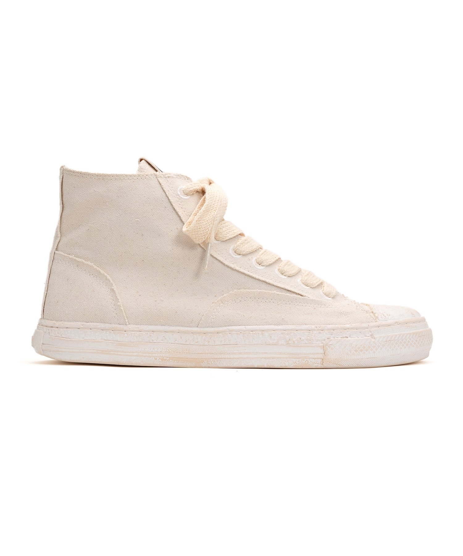PAST Sole Over-dyed Canvas High-top Sneaker