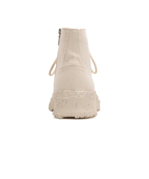 Vintage-like Sole Canvas Boots