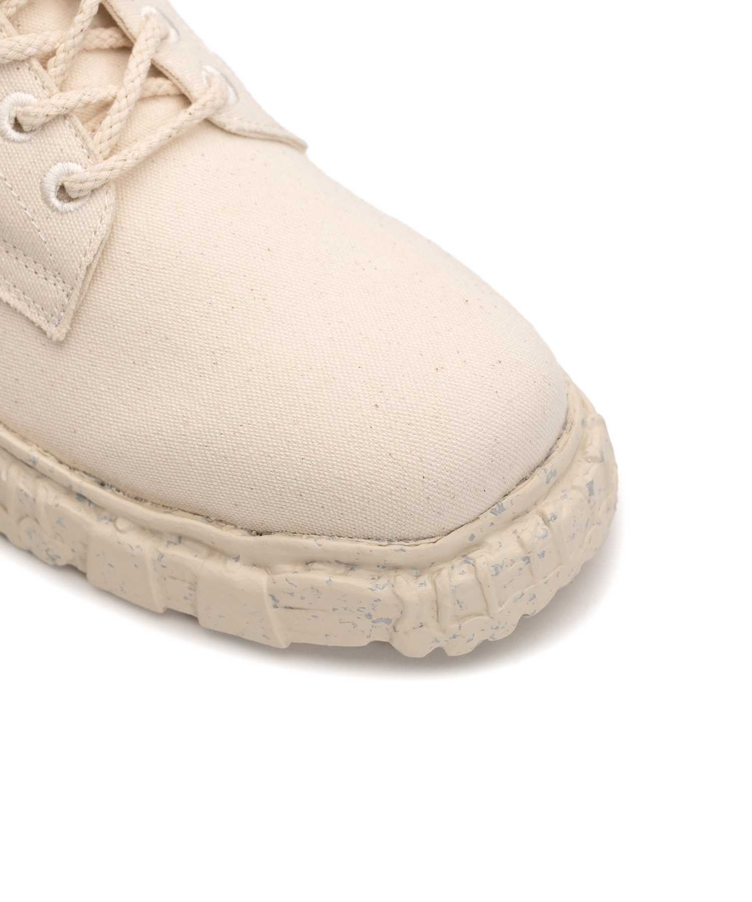 Vintage-like Sole Canvas Boots