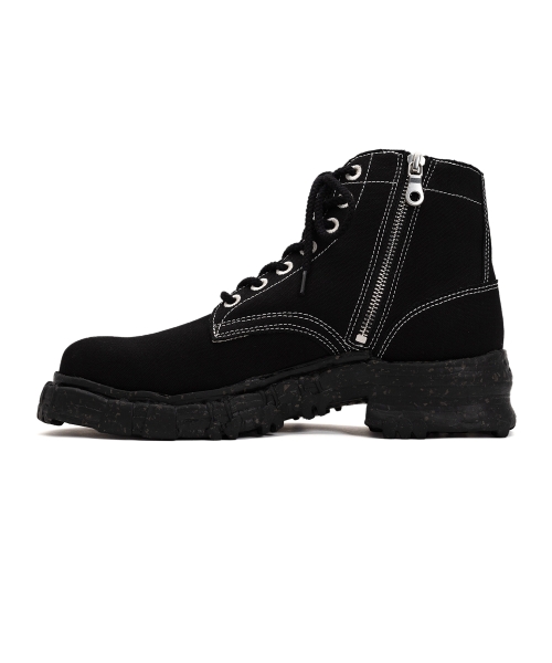 Vintage-like Sole Canvas Boots