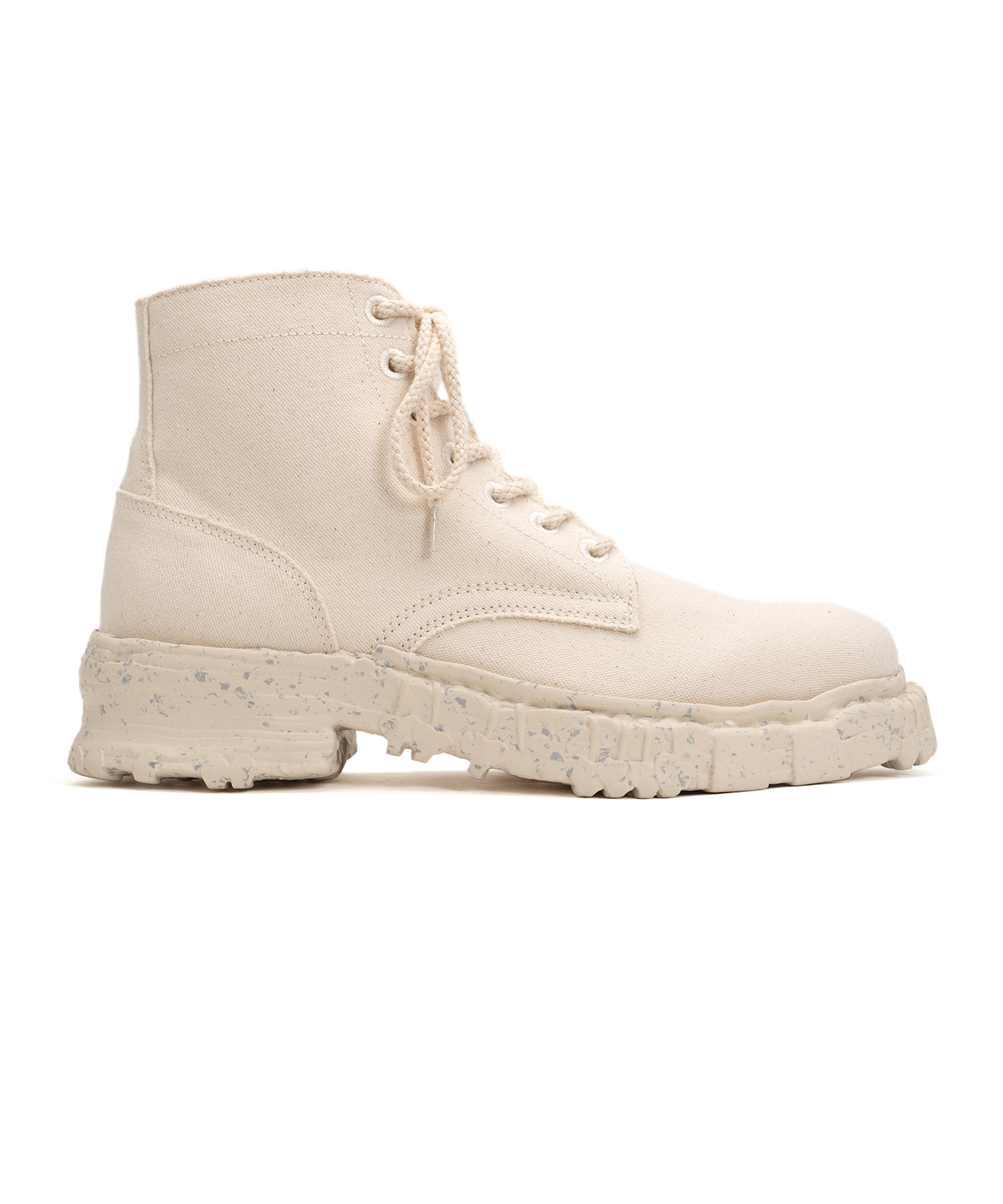 Vintage-like Sole Canvas Boots