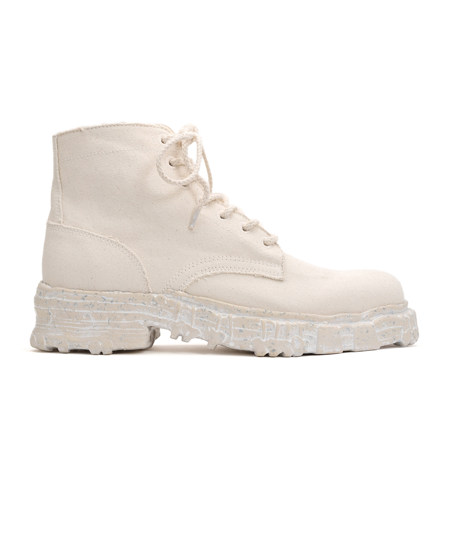 Vintage-like Sole Over-dyed Canvas Boots