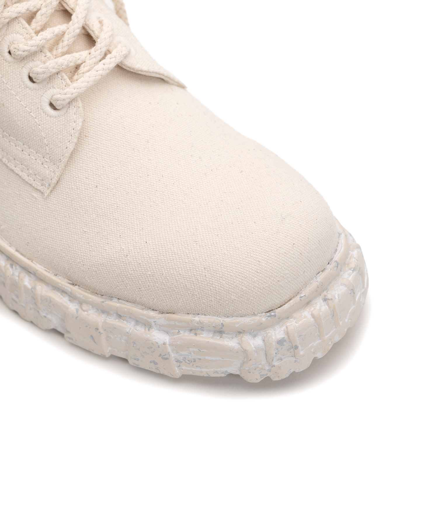 Vintage-like Sole Over-dyed Canvas Shoes