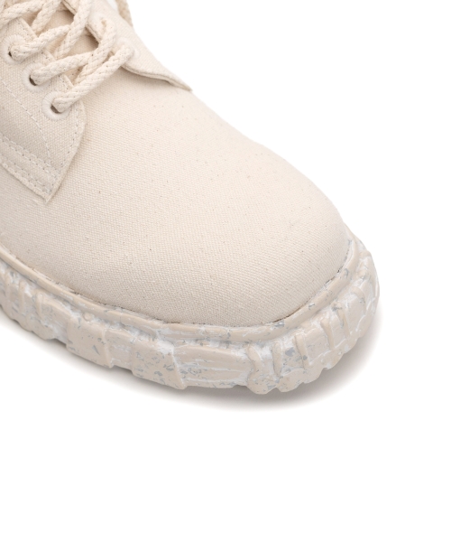 Vintage-like Sole Over-dyed Canvas Shoes