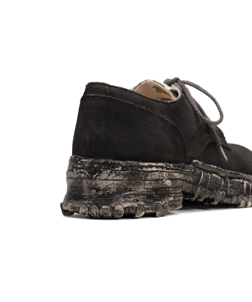 Vintage-like Sole Over-dyed Canvas Shoes