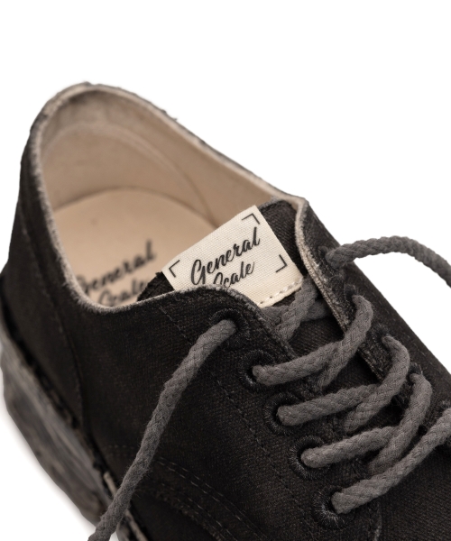 Vintage-like Sole Over-dyed Canvas Shoes