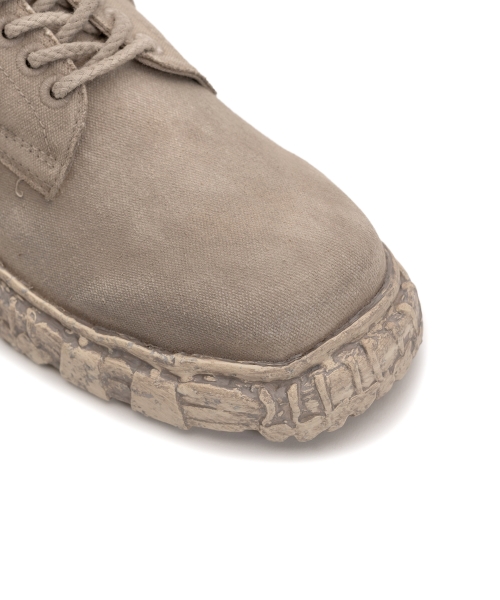 Vintage-like Sole Over-dyed Canvas Shoes