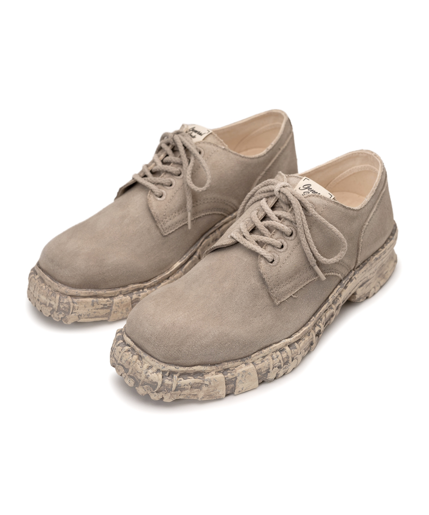 Vintage-like Sole Over-dyed Canvas Shoes