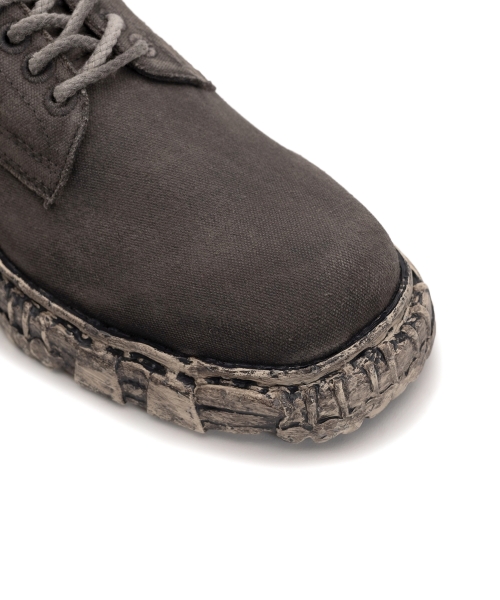 Vintage-like Sole Over-dyed Canvas Shoes