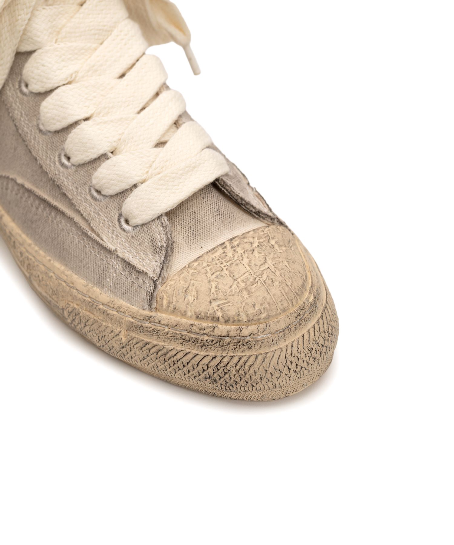 "ROY" PAST Sole Canvas Smudged Throughout High-top Sneaker