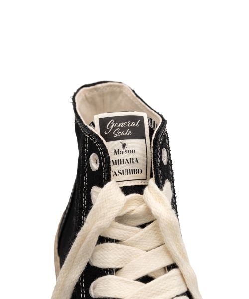 "ROY" PAST Sole Canvas Smudged Throughout High-top Sneaker