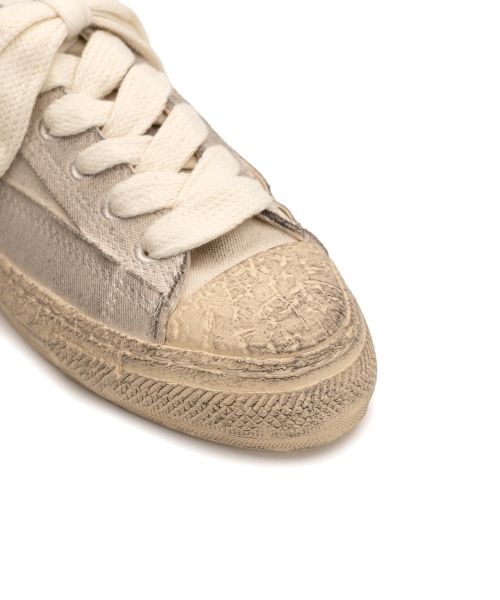 "ROY" PAST Sole Canvas Smudged Throughout Low-Top Sneaker