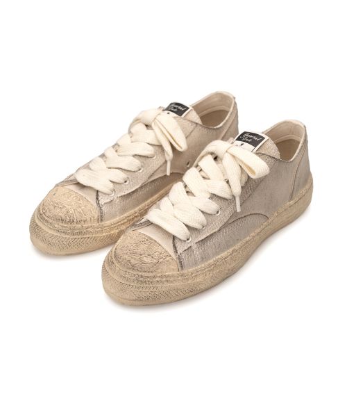 "ROY" PAST Sole Canvas Smudged Throughout Low-Top Sneaker