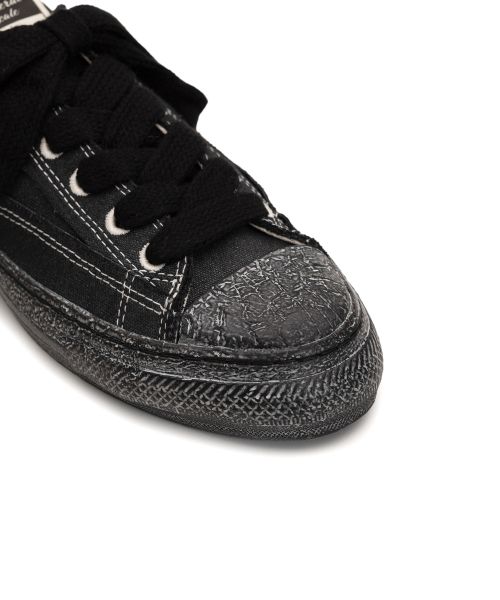 "ROY" PAST Sole Canvas Smudged Throughout Low-Top Sneaker