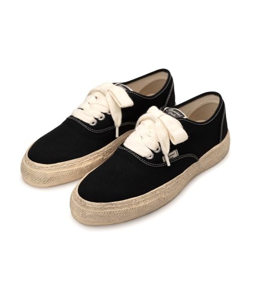 "KIEFER" PAST Sole Canvas Smudged Throughout Low-Top Sneaker