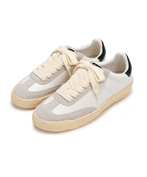 "FRANCIS" PAST Sole Mixed Material Low-Top Sneakers