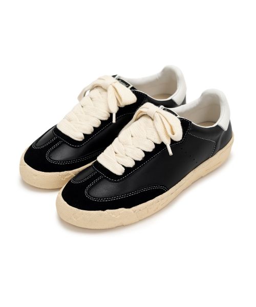 "FRANCIS" PAST Sole Mixed Material Low-Top Sneakers