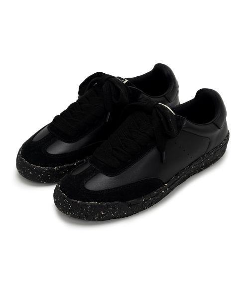 "FRANCIS" PAST Sole Mixed Material Low-Top Sneakers